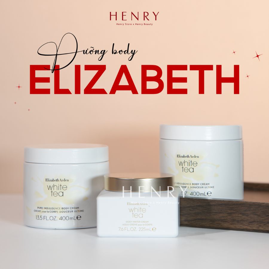 Kem Dưỡng Thể Elizabeth Arden White Tea Body Water Cream 225ml Hương Trà Trắng Thư Giãn & Cấp Ẩm Thấu Sâu