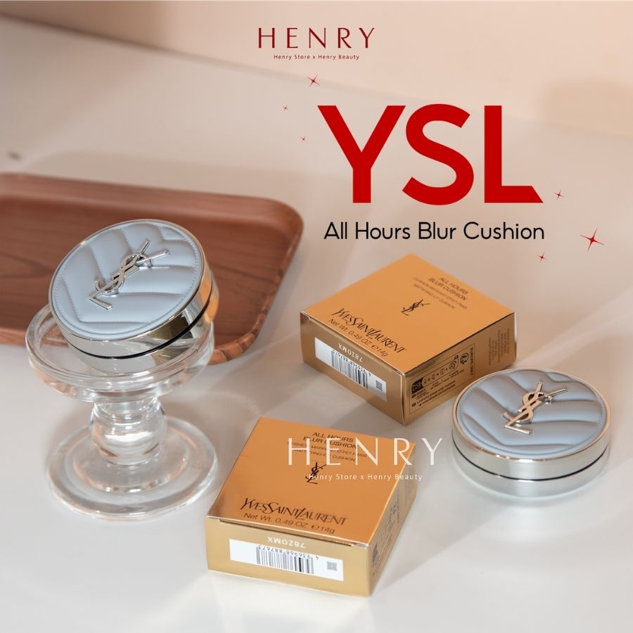 [Fullbox] Phấn Nước YSL All Hours Blur Cushion 14g Lớp Nền Hoàn Hảo Suốt 24H