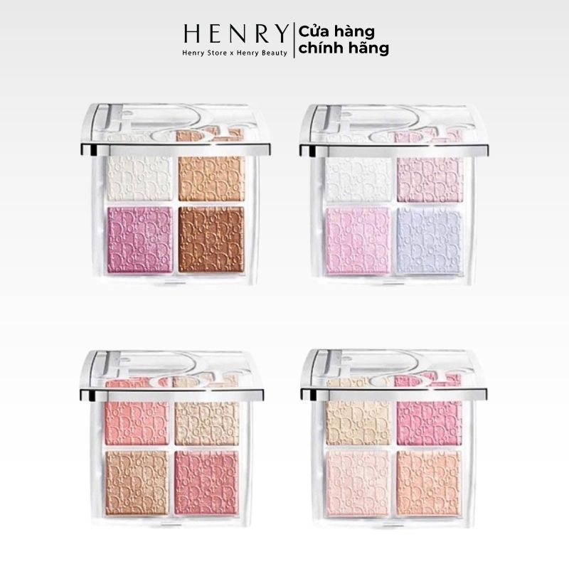 Bảng Phấn Bắt Sáng Dior Backstage Glow Face Palette 10g Căng Bóng Đa Năng (Màu 001/002/004)