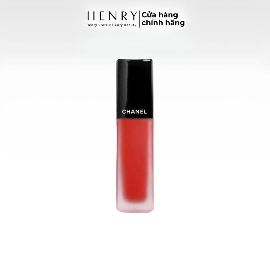 Son Kem Chanel Rouge Allure Liquid Velvet 224 Passionnante 6ml - Màu Đỏ Cam Quyến Rũ, Sang Trọng