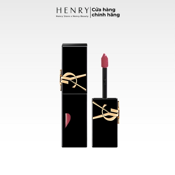 Son YSL The Inks Vinyl Cream #622 Plum Liberation – Son Kem Bóng Màu Hồng Mận Sang Trọng