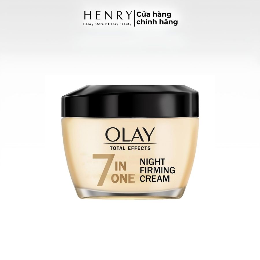 [Hàng Công Ty] Kem Dưỡng Da Ban Đêm Olay Total Effects 7 In One Night Cream 50g – Hỗ Trợ Ngăn Ngừa 7 Dấu Hiệu Lão Hóa Da