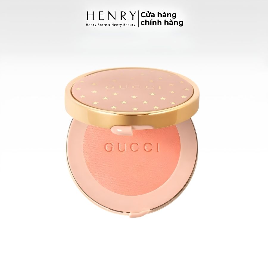 Phấn Má Hồng Gucci Blush De Beauté #02 Tender Apricot – Sắc Cam Đào Tự Nhiên Cho Gương Mặt Rạng Rỡ