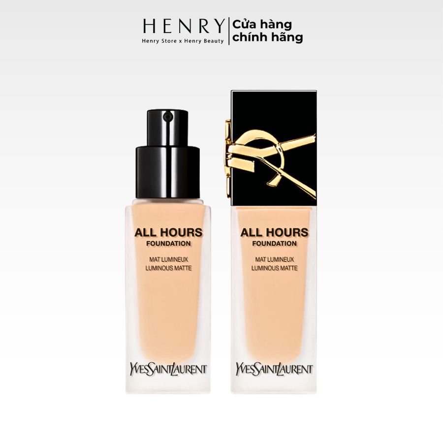 Kem Nền Yves Saint Laurent YSL All Hours Foundation Mat Lumineux Luminous Matte Tone LC1