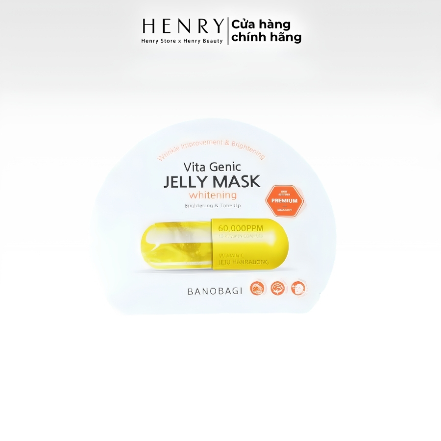 Mặt Nạ Banobagi Whitening – Vita Genic Jelly Mask Whitening Brightening & Tone Up 30g