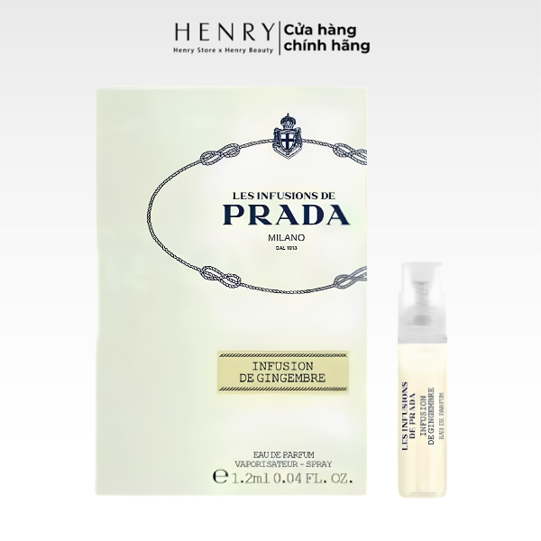 [Vial] Nước Hoa Prada Infusion De Gingembre EDP 1.2ml – Tinh Tế Từ Gừng Tươi, Thanh Lịch Chuẩn Prada