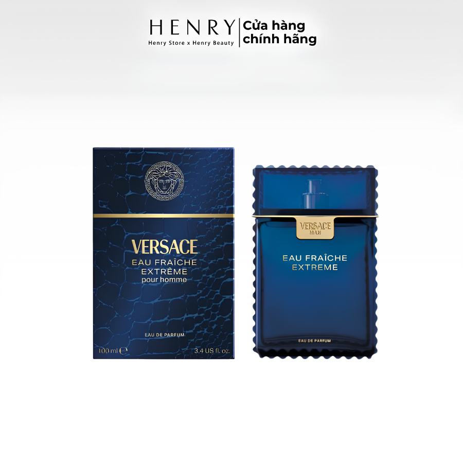 Nước Hoa Nam Versace Man Eau Fraîche Extreme EDP 100ml – Hương Gỗ Thơm Tươi Mát, Nam Tính Và Hiện Đại