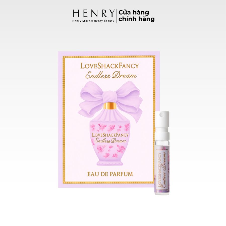 Vial Nước Hoa Nữ LoveShackFancy Endless Dreams EDP 1.5ml Hương Thơm Của Những Giấc Mơ Lãng Mạn