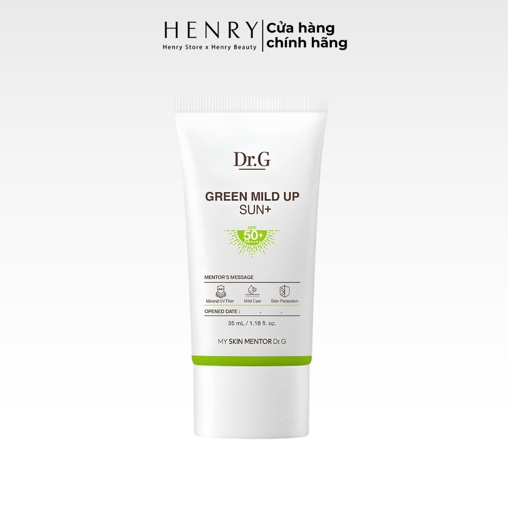 Kem Chống Nắng Dr.G Green Mild Up Sun+ SPF50+ PA++++ 50ml