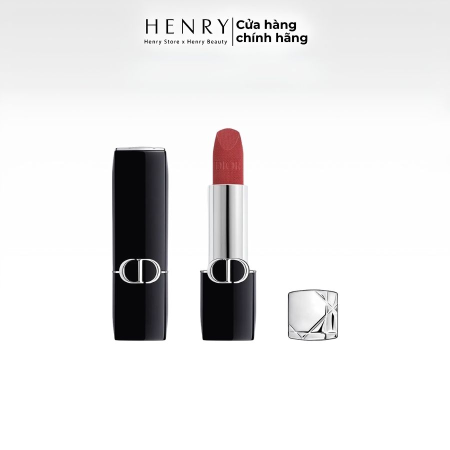 Son Dior Rouge Velvet #720 Icone 1.5g – Sắc Đỏ Hồng Đất Thanh Lịch, Chất Lì Mịn Như Nhung