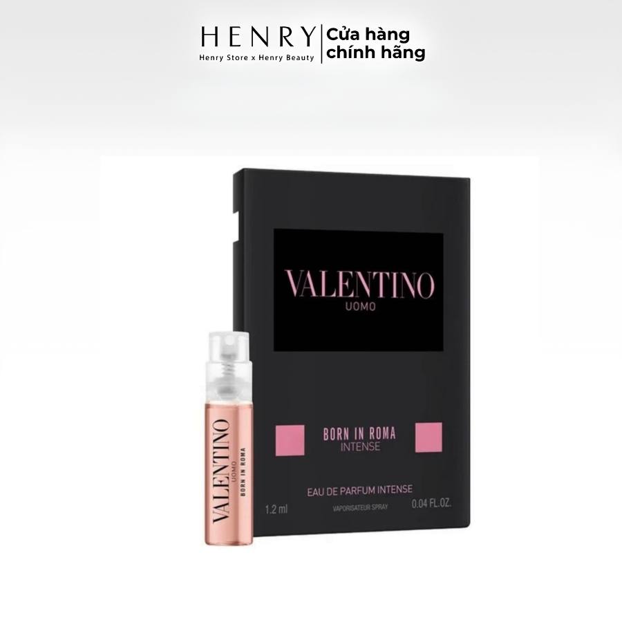 [Vial] Nước Hoa Valentino Uomo Born In Roma Intense EDP 1.2ml – Nam Tính, Lịch Lãm & Cuốn Hút