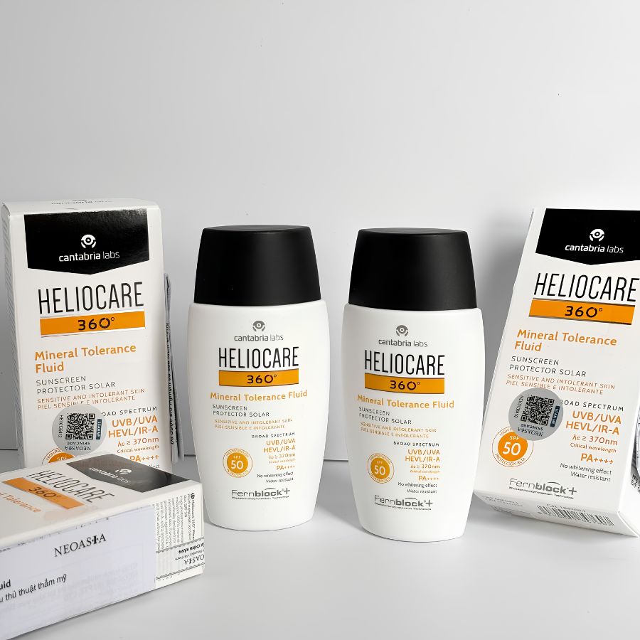 [XT] Kem Chống Nắng Vật Lý Heliocare 360° Mineral Tolerance Fluid Chính Hãng 50ml