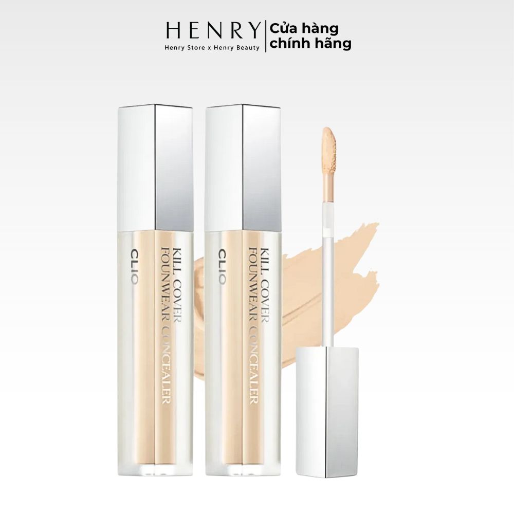 Kem Che Khuyết Điểm CLIO Kill Cover Founwear Concealer