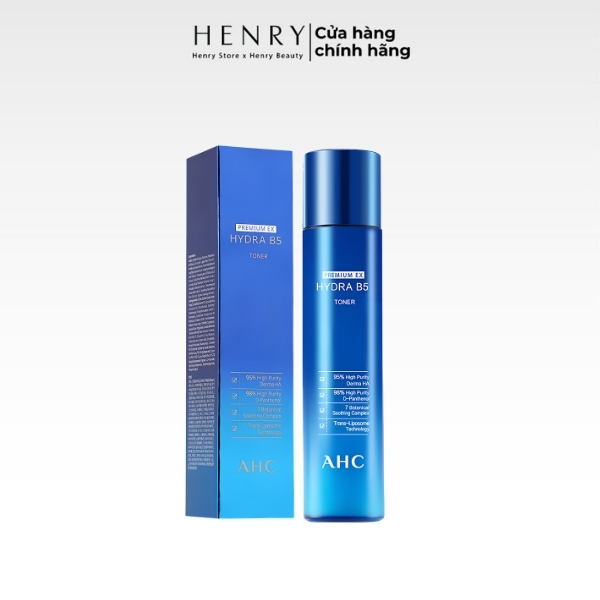 Toner AHC Hydra B5 140ml – Cấp Ẩm Tức Thì, Cân Bằng pH Cho Da Mềm Mịn