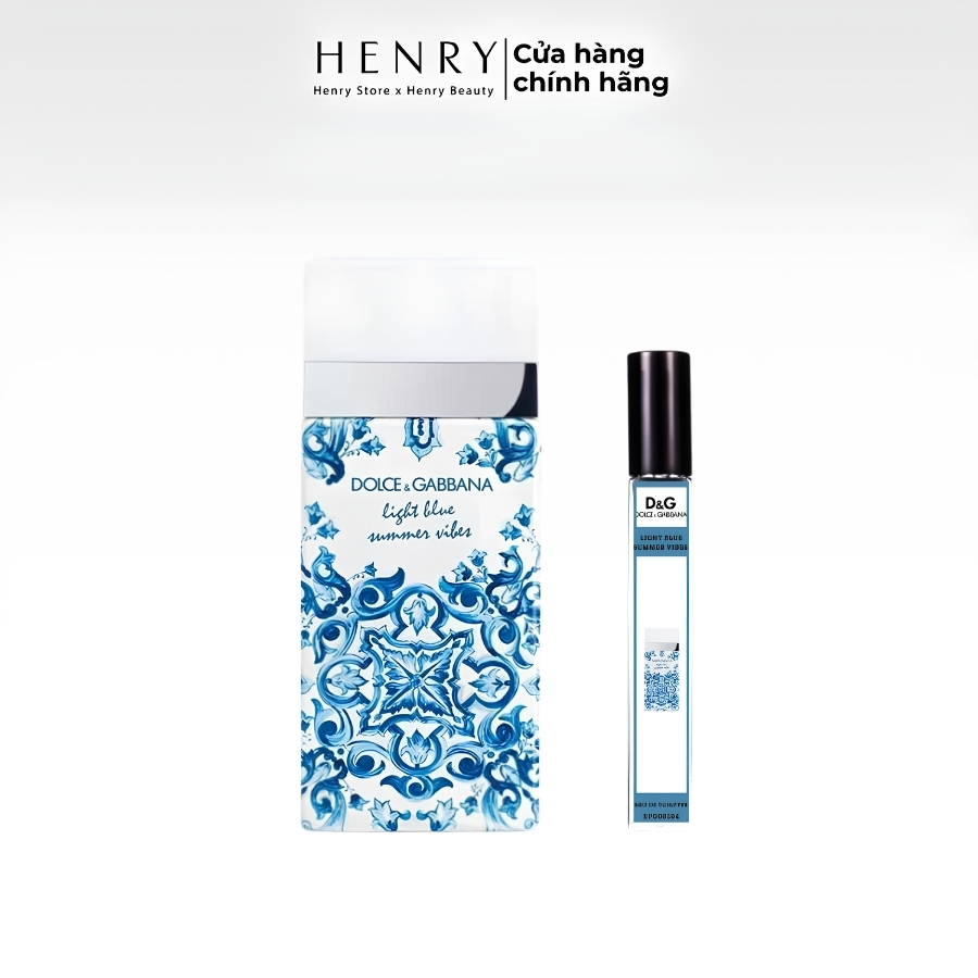 [Chiết 10ml] Nước Hoa Dolce & Gabbana Light Blue Summer Vibes – Hương Thơm Tươi Mát, Nữ Tính Và Tinh Tế
