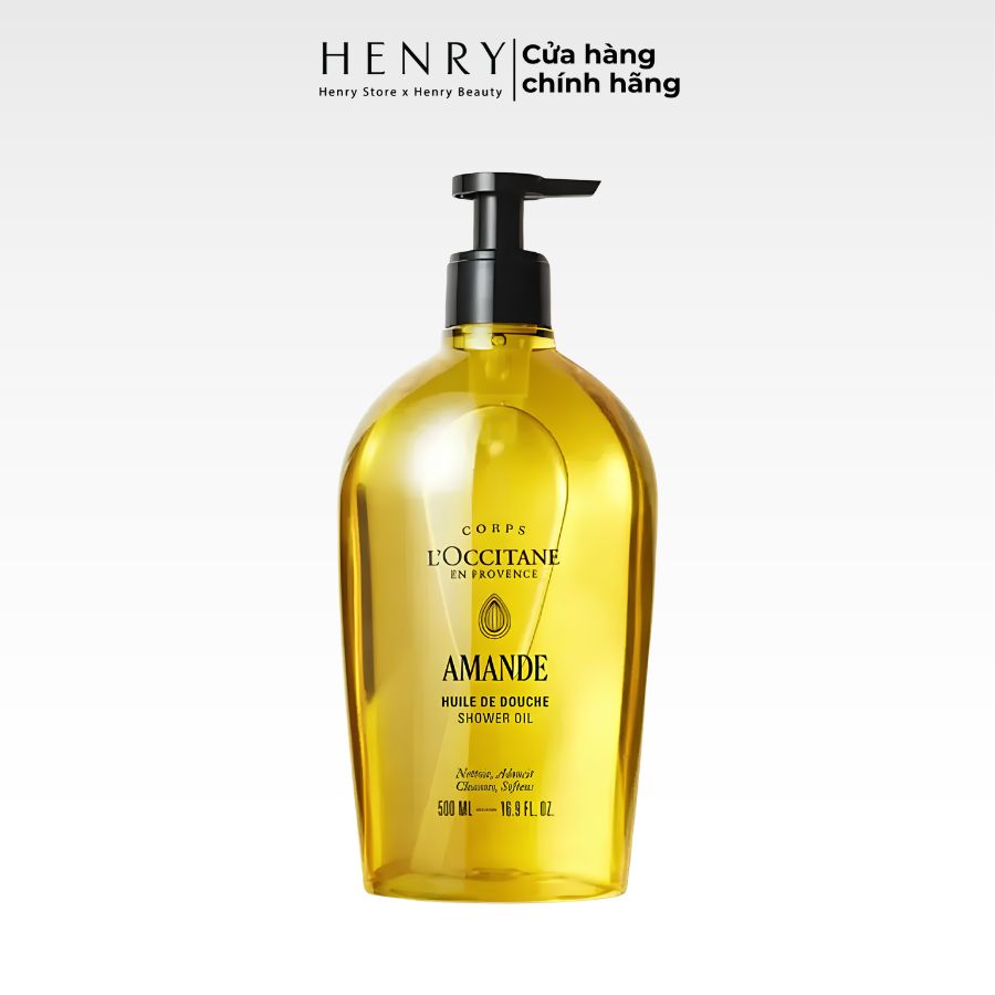 [Mẫu mới] Dầu Tắm Hạnh Nhân L'Occitane Almond Softening Shower Oil 500ml