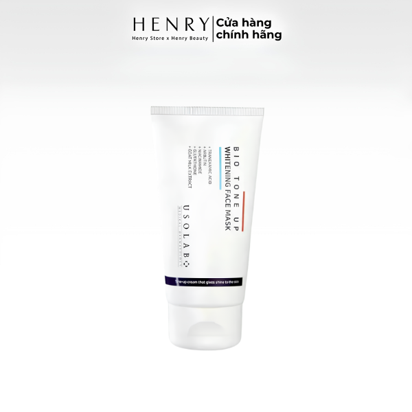[ Hàng Công Ty] Mặt Nạ Ủ Trắng Usolab Bio Tone Up Whitening Face Mask 50ml – Dưỡng Sáng Đa Tầng, Da Rạng Rỡ Và Căng Mịn