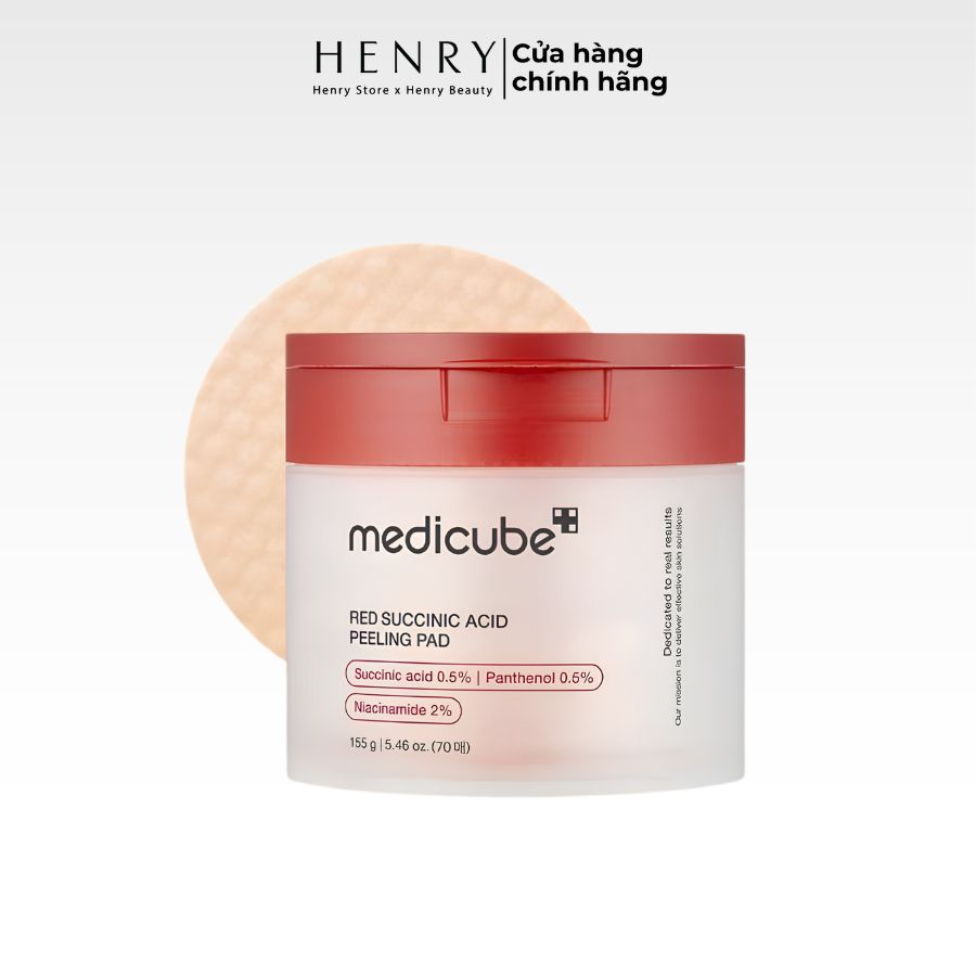 Toner Pad Medicube Red Succinic Acid Peeling Pad 70 Miếng
