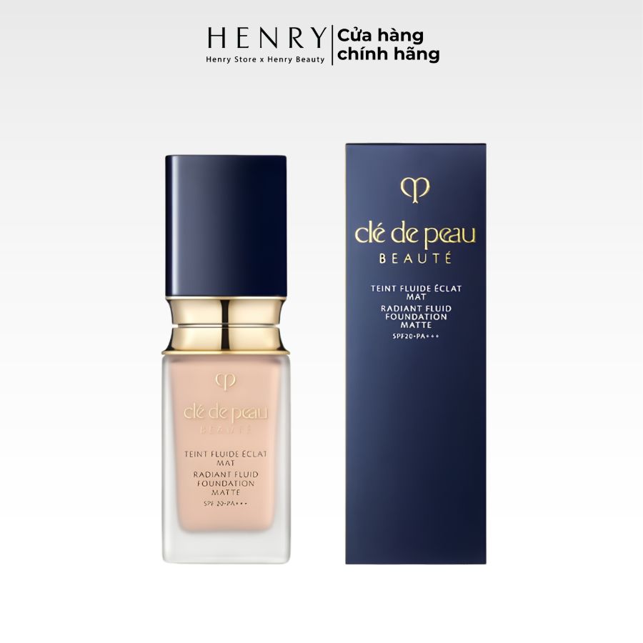 [Fullsize] Kem Nền Clé de Peau Beauté Radiant Fluid Foundation Natural 35ml #B00