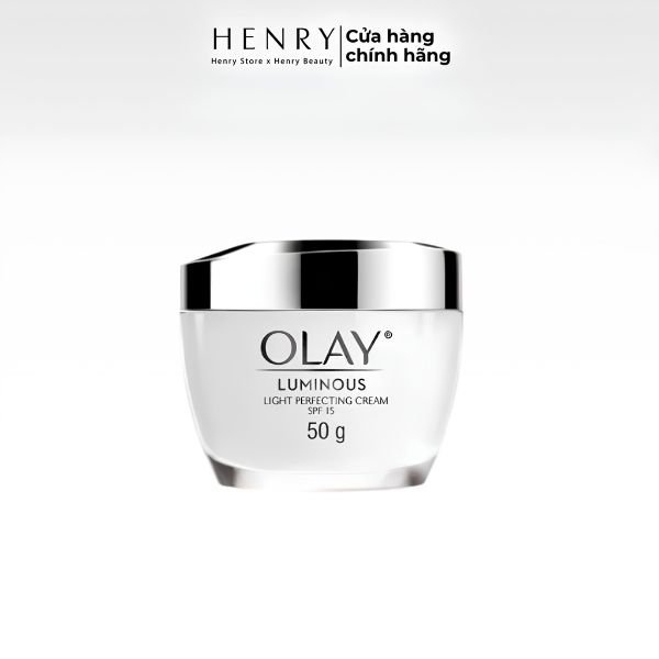 Kem Dưỡng Ngày Olay Luminous Light Perfecting Cream SPF15 PA++ 50g – Dưỡng Sáng, Cấp Ẩm & Bảo Vệ Da Ban Ngày