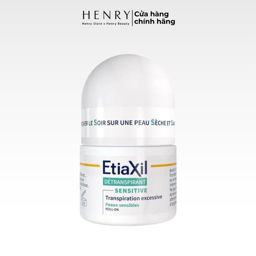 Lăn Khử Mùi EtiaXil Detranspirant Peaux Sensibles 15ml Cho Da Nhạy Cảm