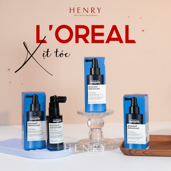 Tinh Chất Mọc Tóc L’Oréal Aminexil Advanced 30ml – Hỗ Trợ Giảm Rụng, Tăng Mật Độ Tóc