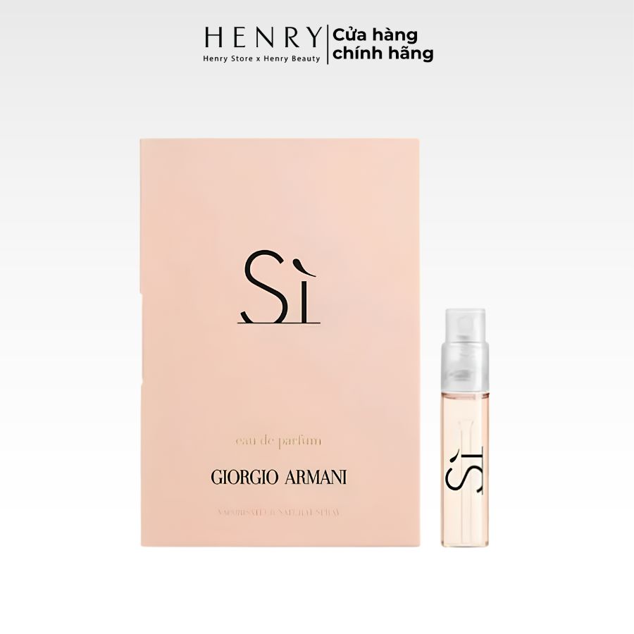 [Vial] Nước Hoa Nữ Giorgio Armani Sì EDP 1.2ml Hương Síp Hoa Cỏ Cuốn Hút, Thanh Lịch Và Sang Trọng
