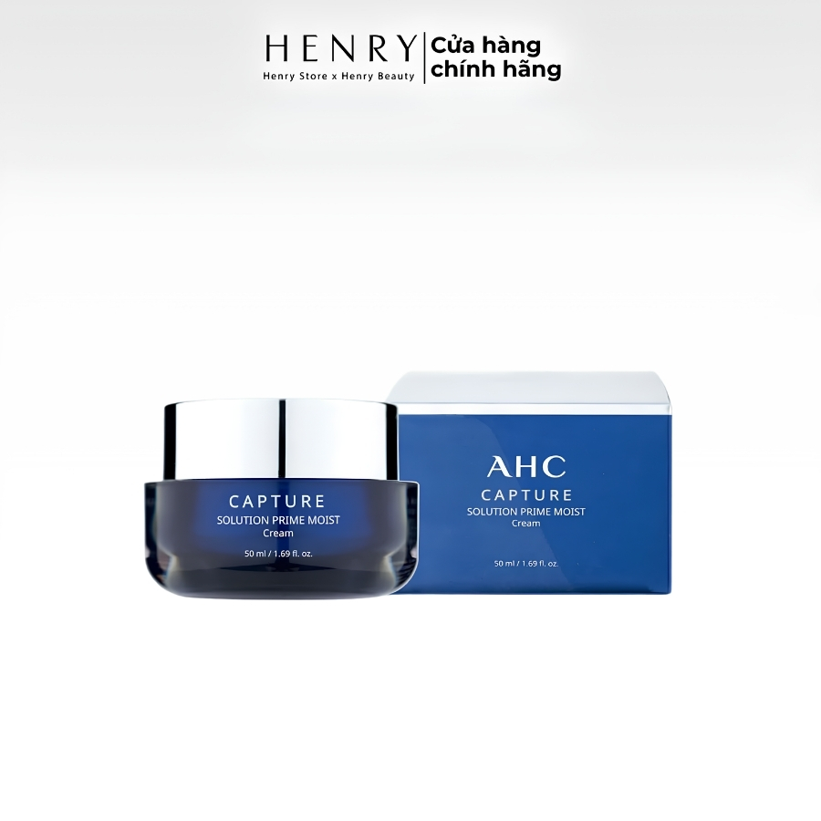 Kem Dưỡng Ẩm Da AHC Capture Solution Prime Moist Cream 50ml – Cấp Ẩm, Làm Mềm Và Nuôi Dưỡng Làn Da