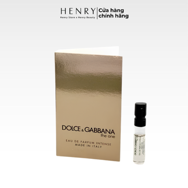 [Vial] Nước Hoa Dolce & Gabbana The One EDP 1.5ml – Nam Tính, Lịch Lãm Và Cuốn Hút
