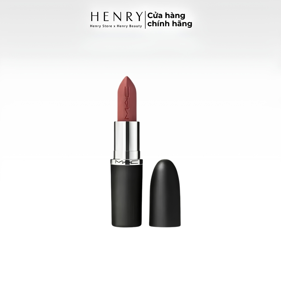 Son MAC Ximal Silky Matte Lip #617 Velvet Teddy 3.5g – Son Lì Mịn Mượt, Sắc Nude Hồng Đất Thanh Lịch