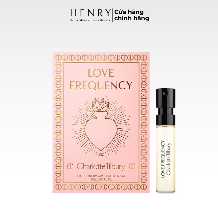[Vial] Nước Hoa Unisex Charlotte Tilbury Love Frequency EDP 1.2ml Hương Hoa Hồng Quyến Rũ, Thăng Hoa Cảm Xúc