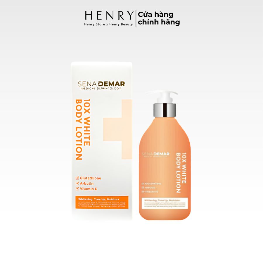 Dưỡng Thể Trắng Da Senademar 10x White Body Lotion Hàn Quốc 300ml