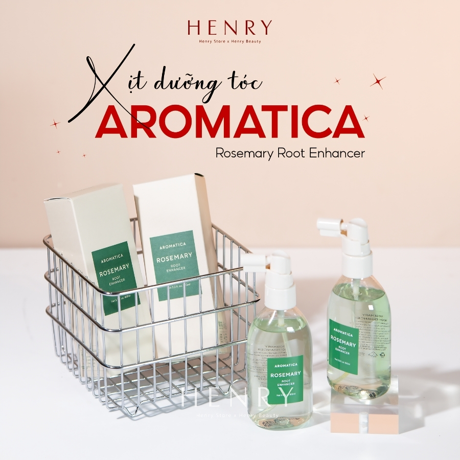 Xịt Dưỡng Tóc Aromatica Rosemary Root Enhancer 100ml – Hỗ Trợ Giảm Gãy Rụng, Nuôi Dưỡng Chân Tóc Chắc Khỏe