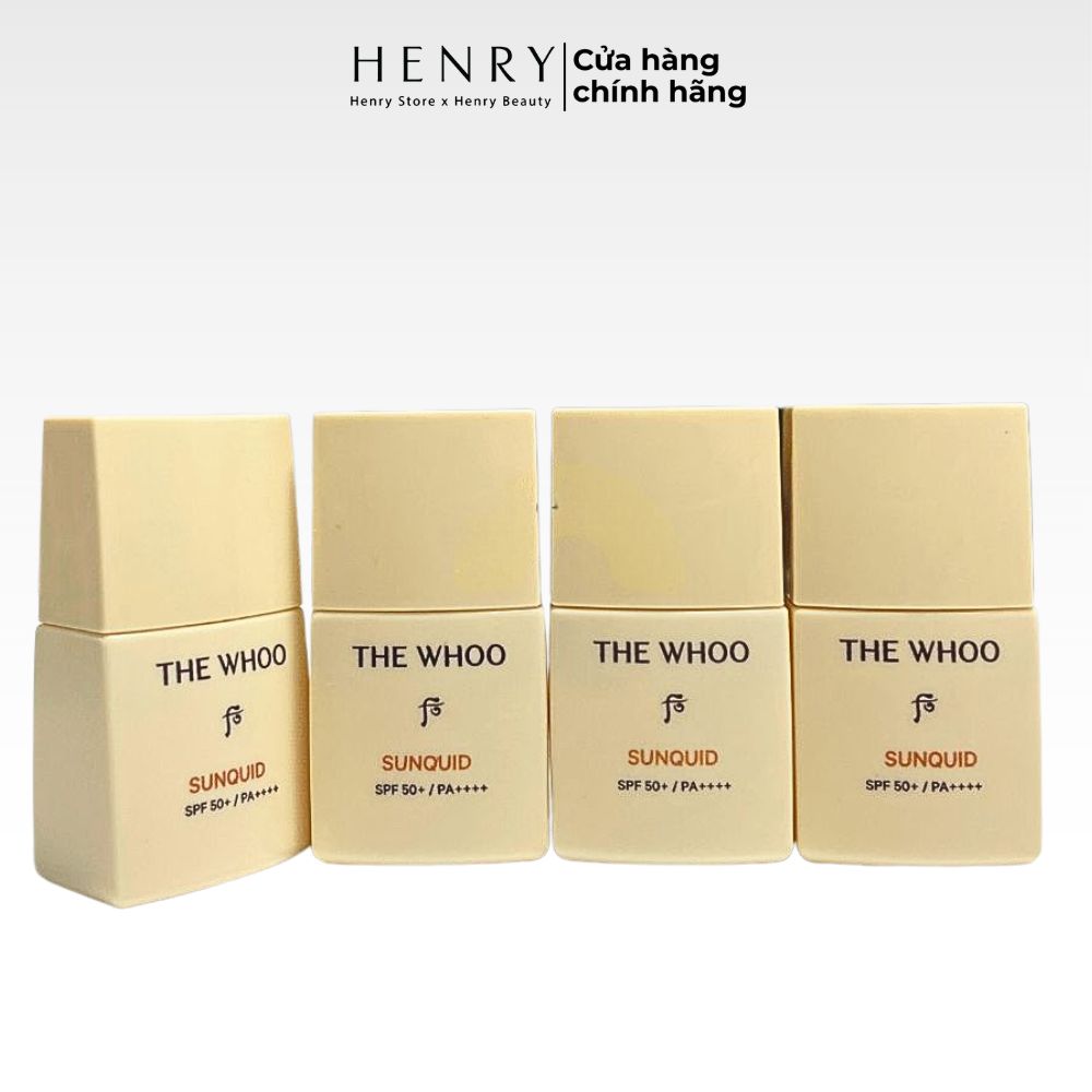 Kem Chống Nắng Chống Lão Hóa Whoo Gongjinhyang Sunquid UV Protective Lotion SPF 50+/PA++++ Mini 13ml (1 Tuýp tách set)