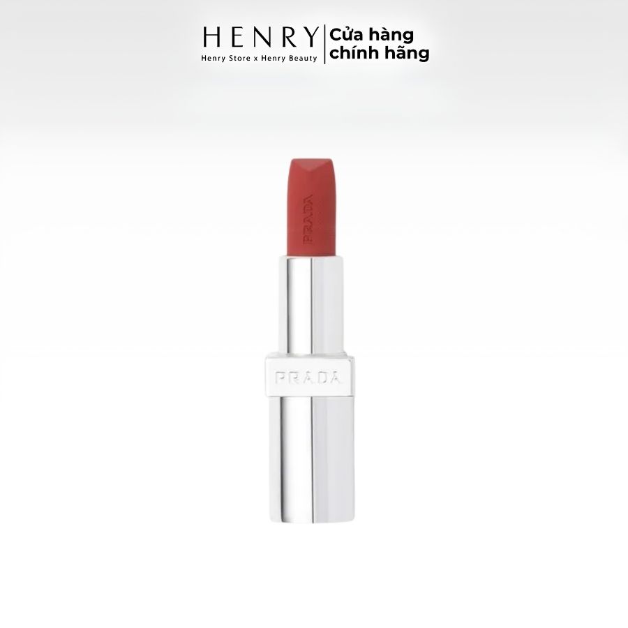 Son Prada Monochrome Soft Matte Lipstick B103 Auburn Đỏ Gạch 3.9g – Sắc Son Sang Trọng, Quyến Rũ