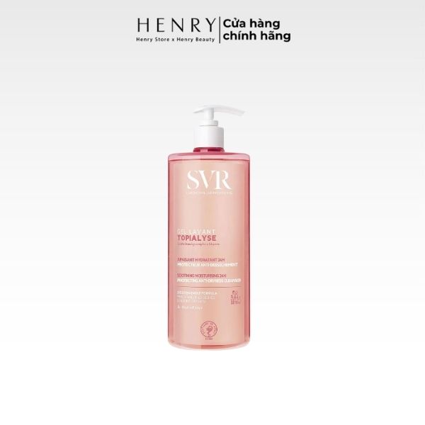 Sữa Rửa Mặt SVR Topialyse Hồng 400ml – Làm Sạch Dịu Nhẹ, Dưỡng Ẩm & Phục Hồi Hàng Rào Bảo Vệ Da