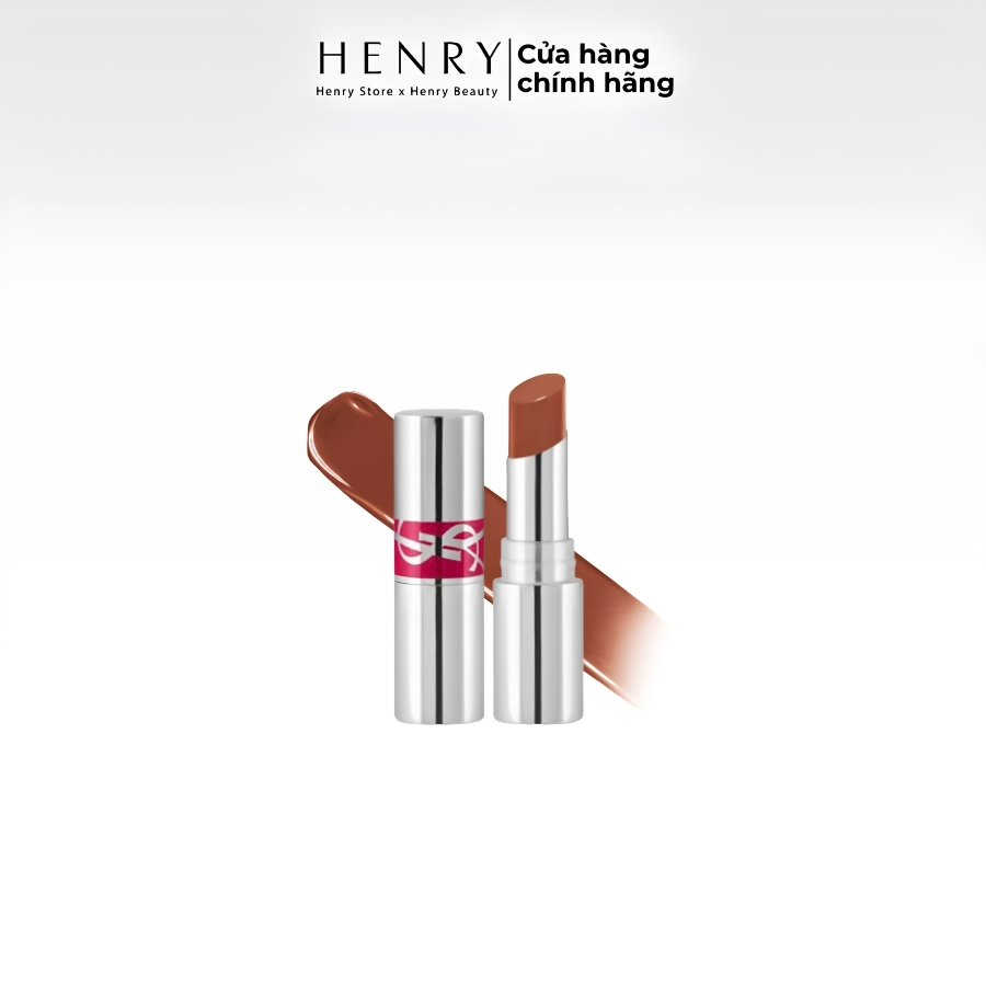 [Mini] Son Dưỡng YSL Loveshine Candy Glaze #19 Salted Caramel – Nâu Caramel Bóng Mọng
