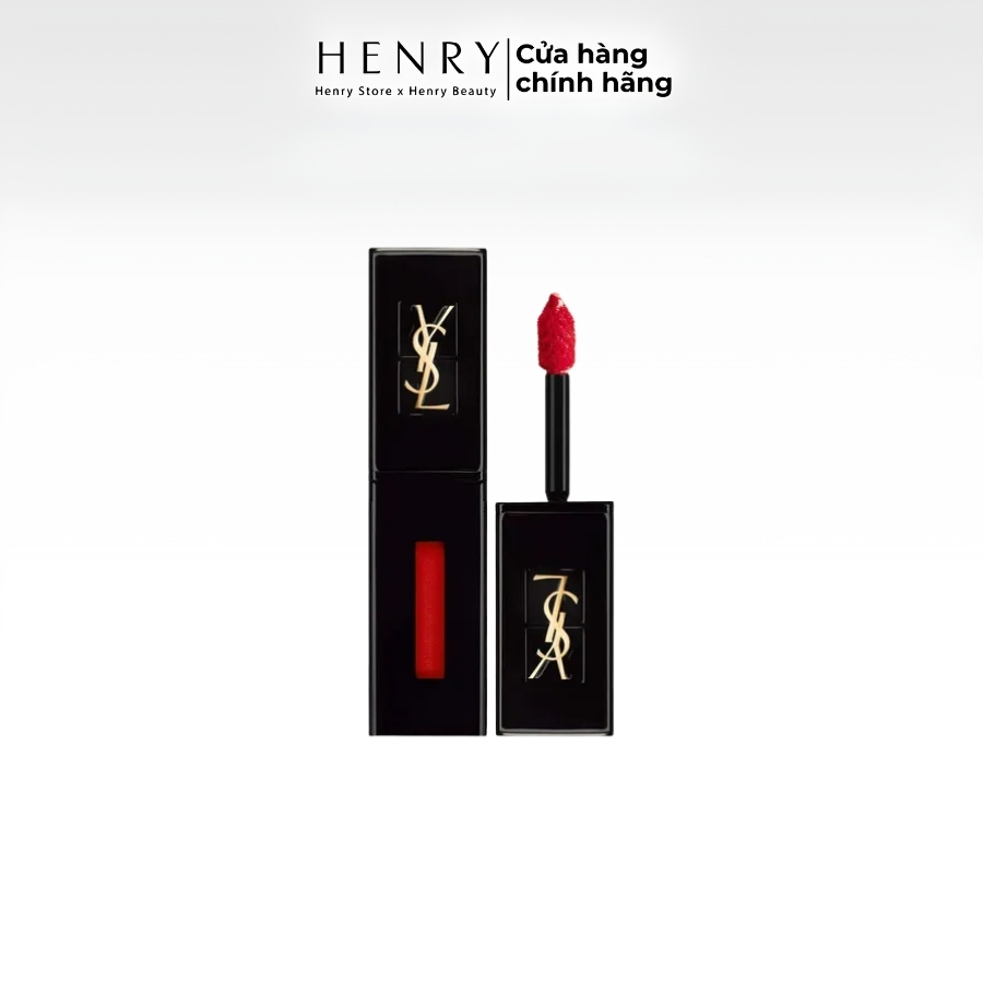 Son Kem YSL The Inks Vinyl Cream 5.5ml #425 Make Me Yours – Đỏ Cam Đất Cá Tính, Hiệu Ứng Bóng Mượt