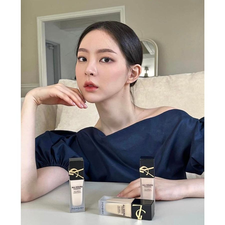 Kem Nền Yves Saint Laurent YSL All Hours Foundation Mat Lumineux Luminous Matte Tone LC1