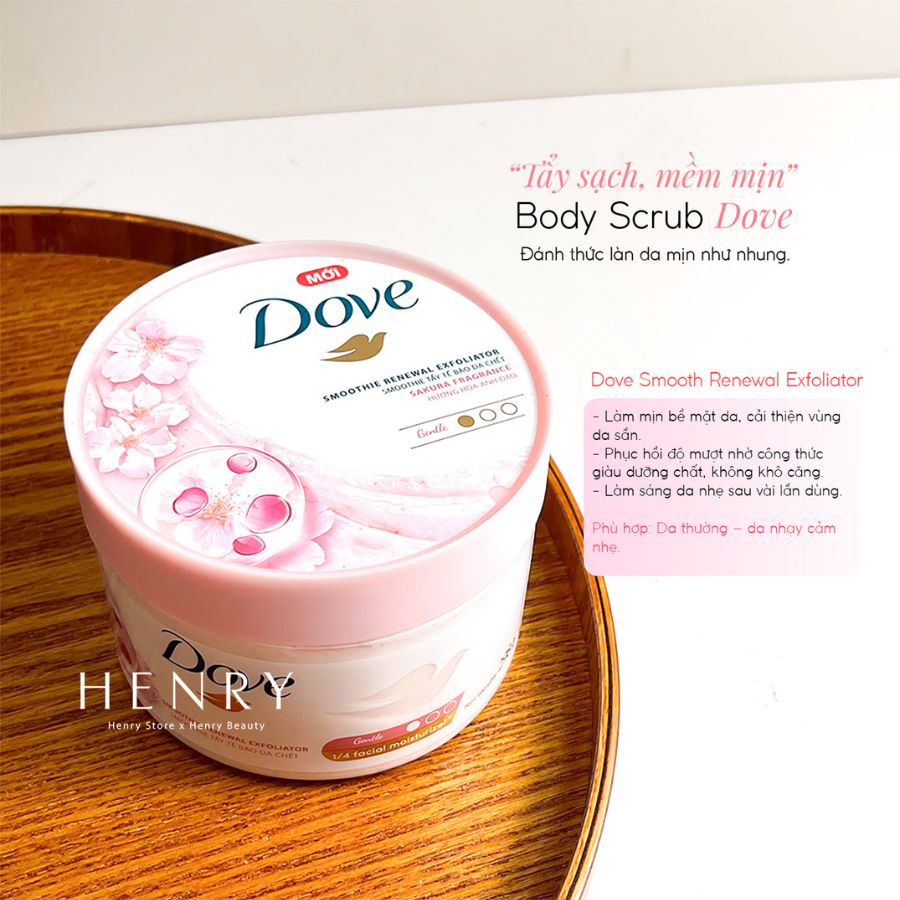 Tẩy Tế Bào Chết Toàn Thân Dove Exfoliating Body Polish