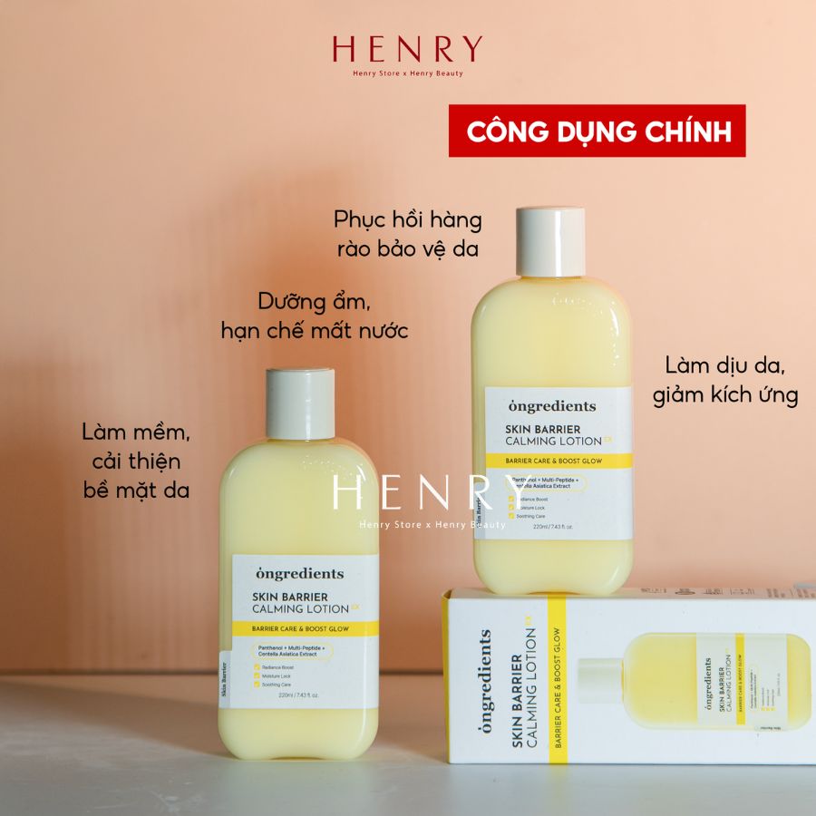 Kem Dưỡng Ẩm Phục Hồi Thuần Chay Ongredients Deep Calming Cream Chính Hãng 220ml