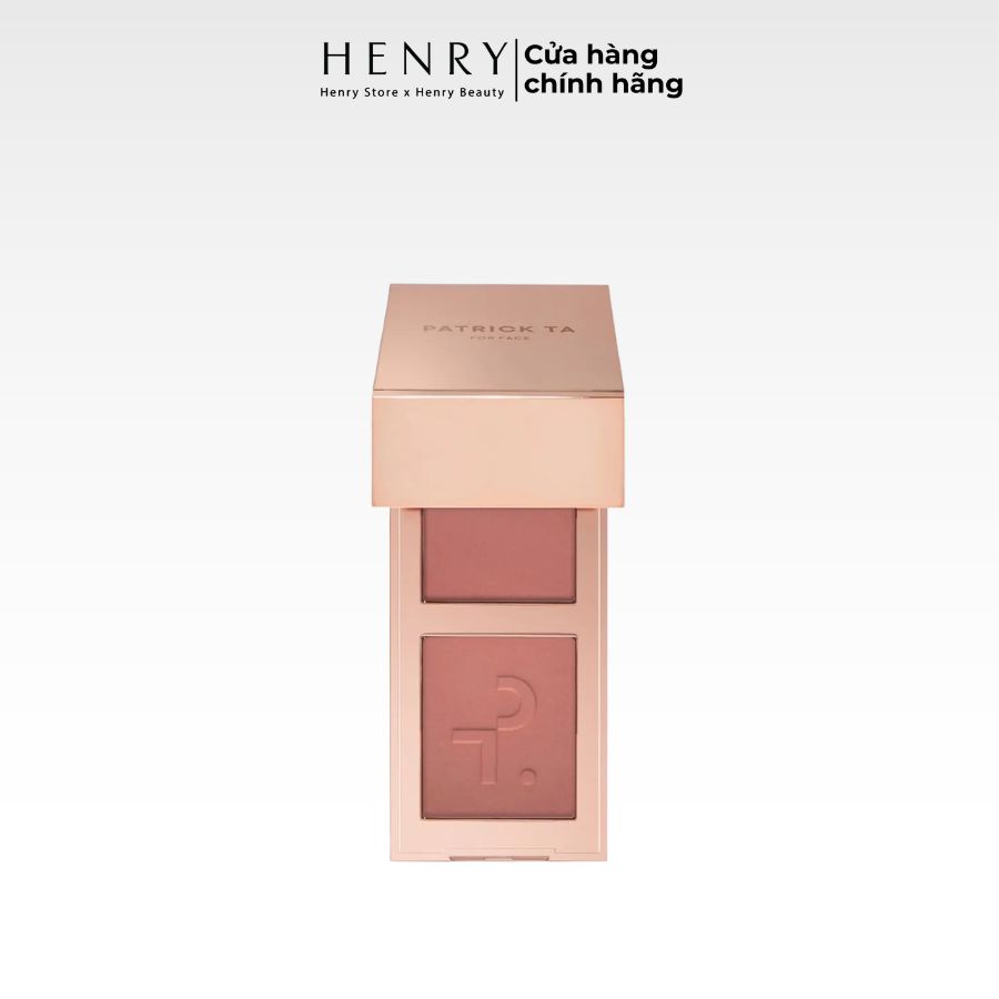 [Mini Nobox Tách Set] Bộ Đôi Má Hồng Kem & Phấn Patrick Ta Major Headlines (Màu #She Goes To The Gym & #She’s Seductive)