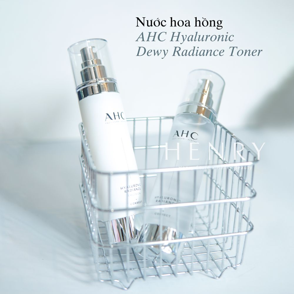 Set AHC Hyaluronic Dewy Radiance (100ml×2 + 30ml×2)