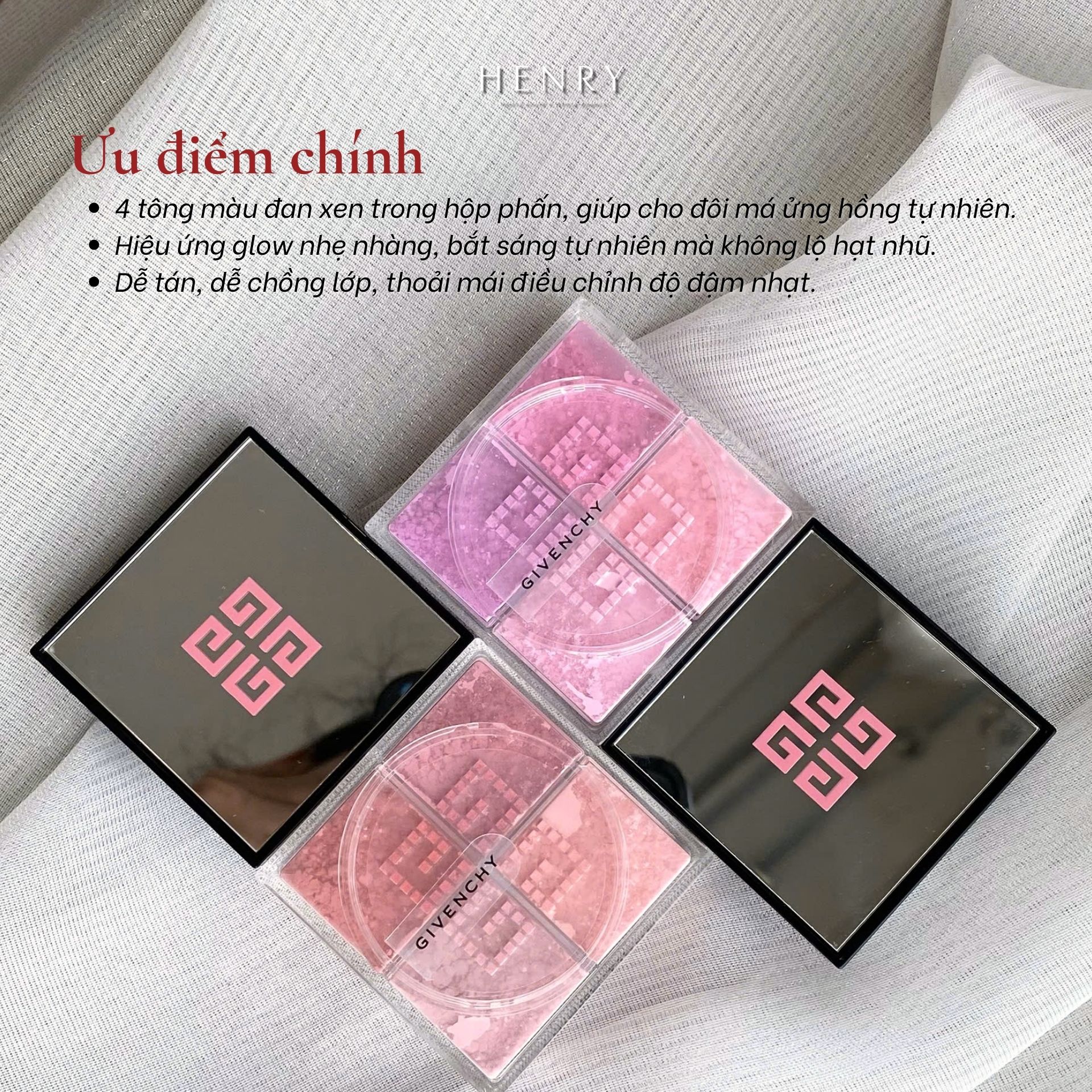 Bảng Phấn Má Hồng Givenchy Prisme Libre Blush 6g