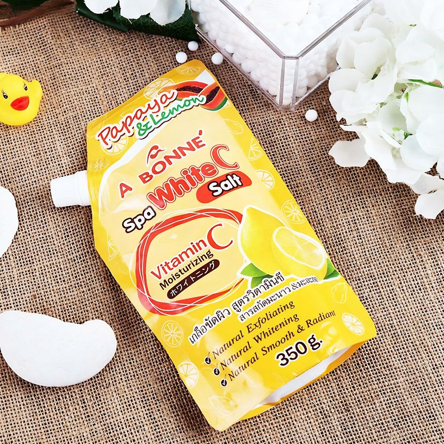 [Hàng Công Ty] Muối Tắm Trắng Da A Bonné Spa White C Salt 350g Tẩy Tế Bào Chết & Sáng Da Chuyên Sâu