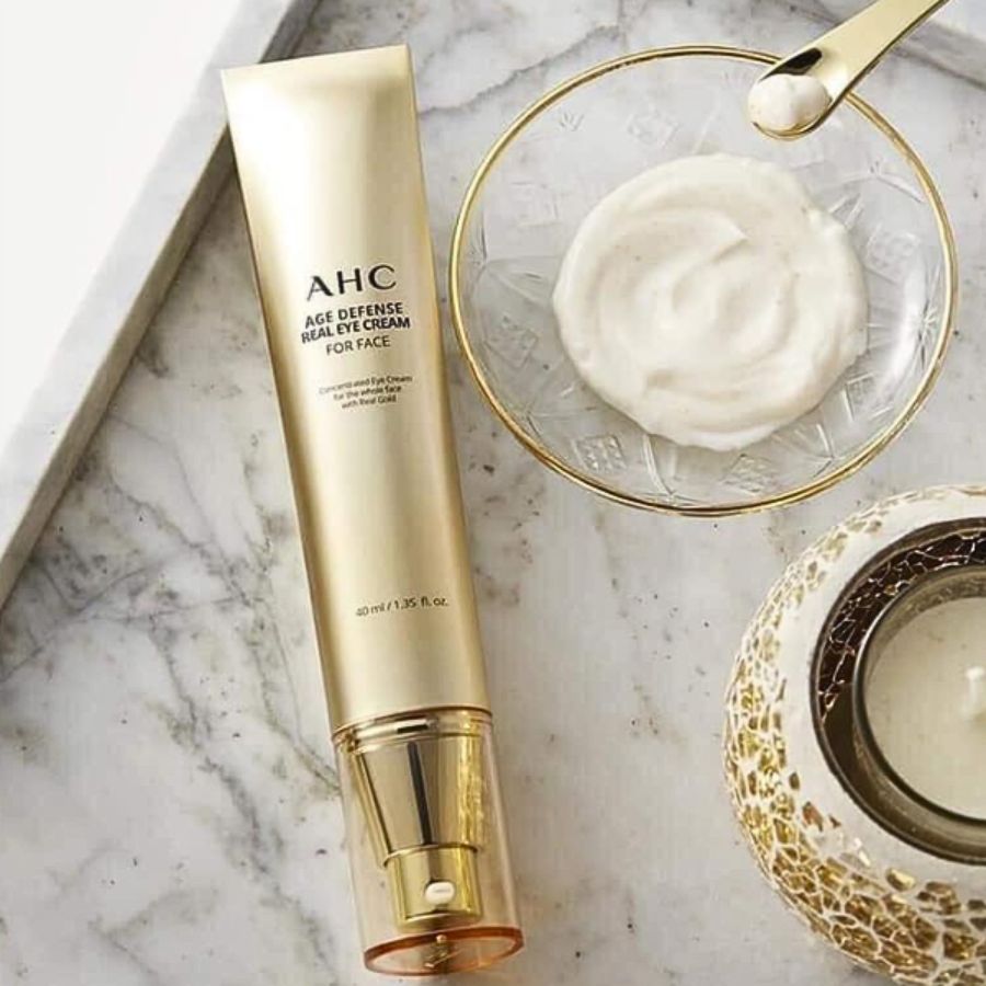 Kem dưỡng mắt AHC Age Defense Real Eye Cream For Face 40ml Loại Pump