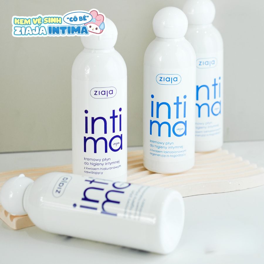 Dung Dịch Vệ Sinh Phụ Nữ Intima Ziaja Chính Hãng Màu Xanh Nhạt 500ml
