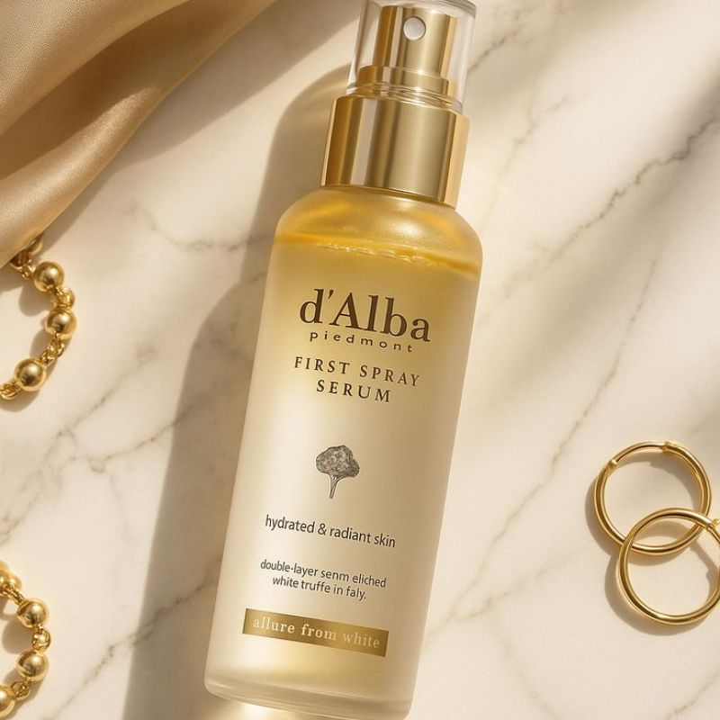Xịt Khoáng D'Alba White Truffle Vegan First Spray Serum 100ml