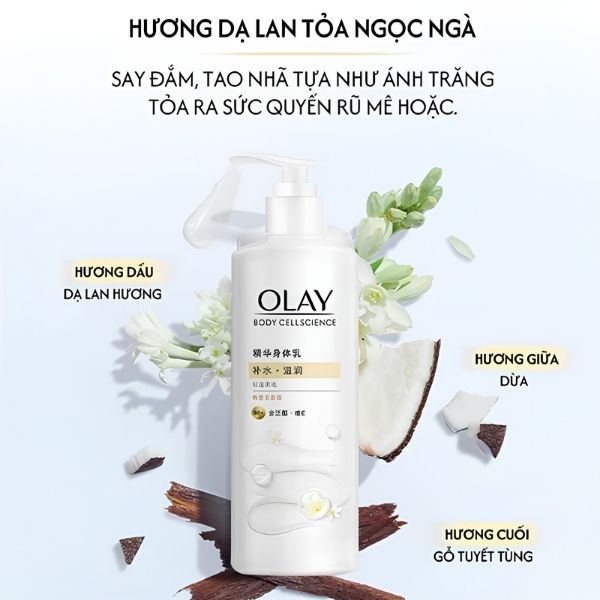 Sữa Dưỡng Thể Olay Tinh Chất Cấp Ẩm B5 260g – Dưỡng Ẩm Mềm Mịn, Căng Mượt & Sáng Khỏe