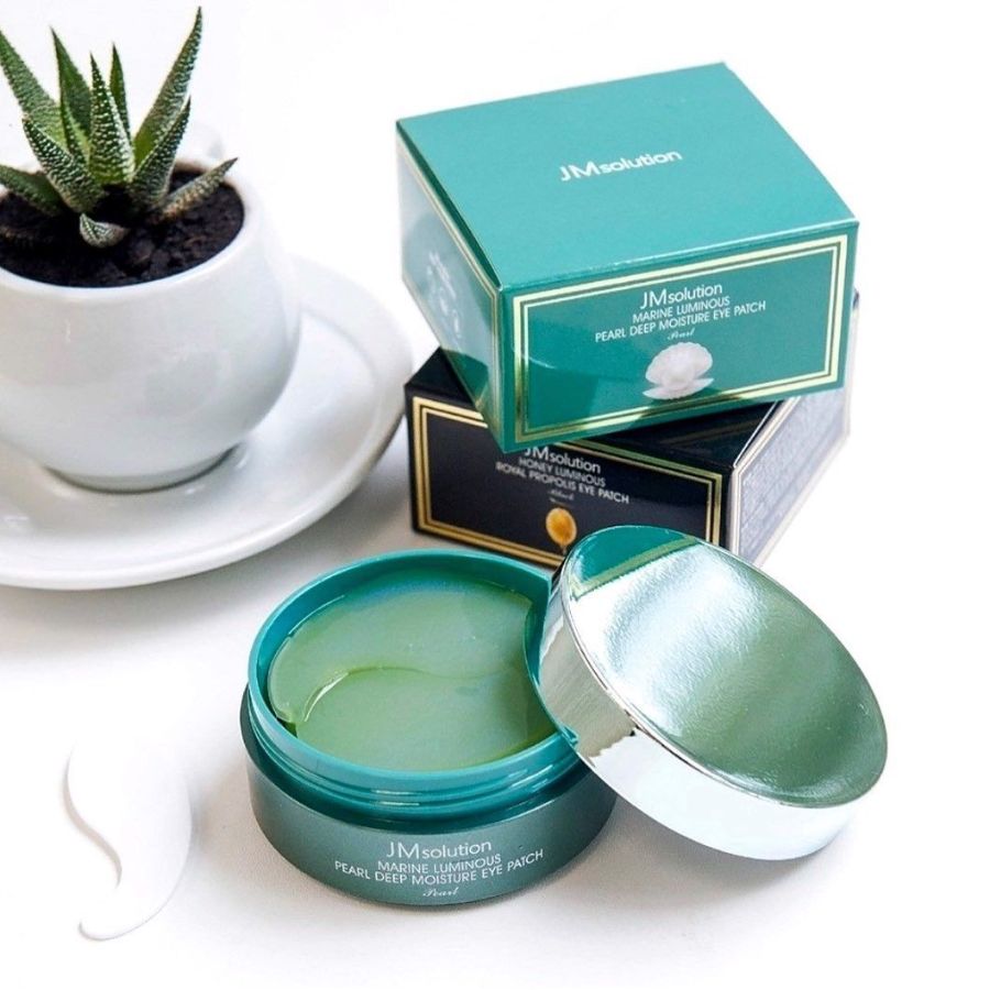 [60 Miếng] Mặt Nạ Mắt JM Solution Marine Luminous Pearl Deep Moisture Giảm Thâm & Cấp Ẩm Chuyên Sâu
